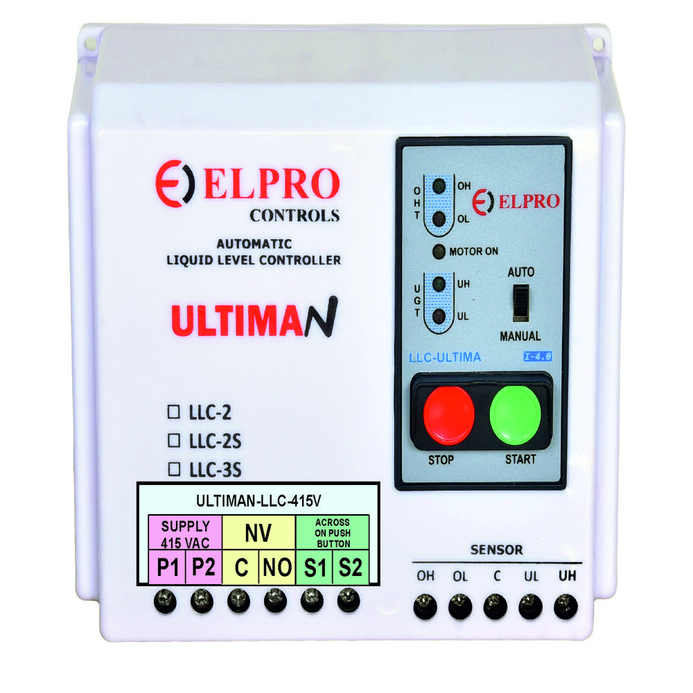 Ultiman-230 : Automatic Water Level Controller - Capacity: 1000 Ltr/hr