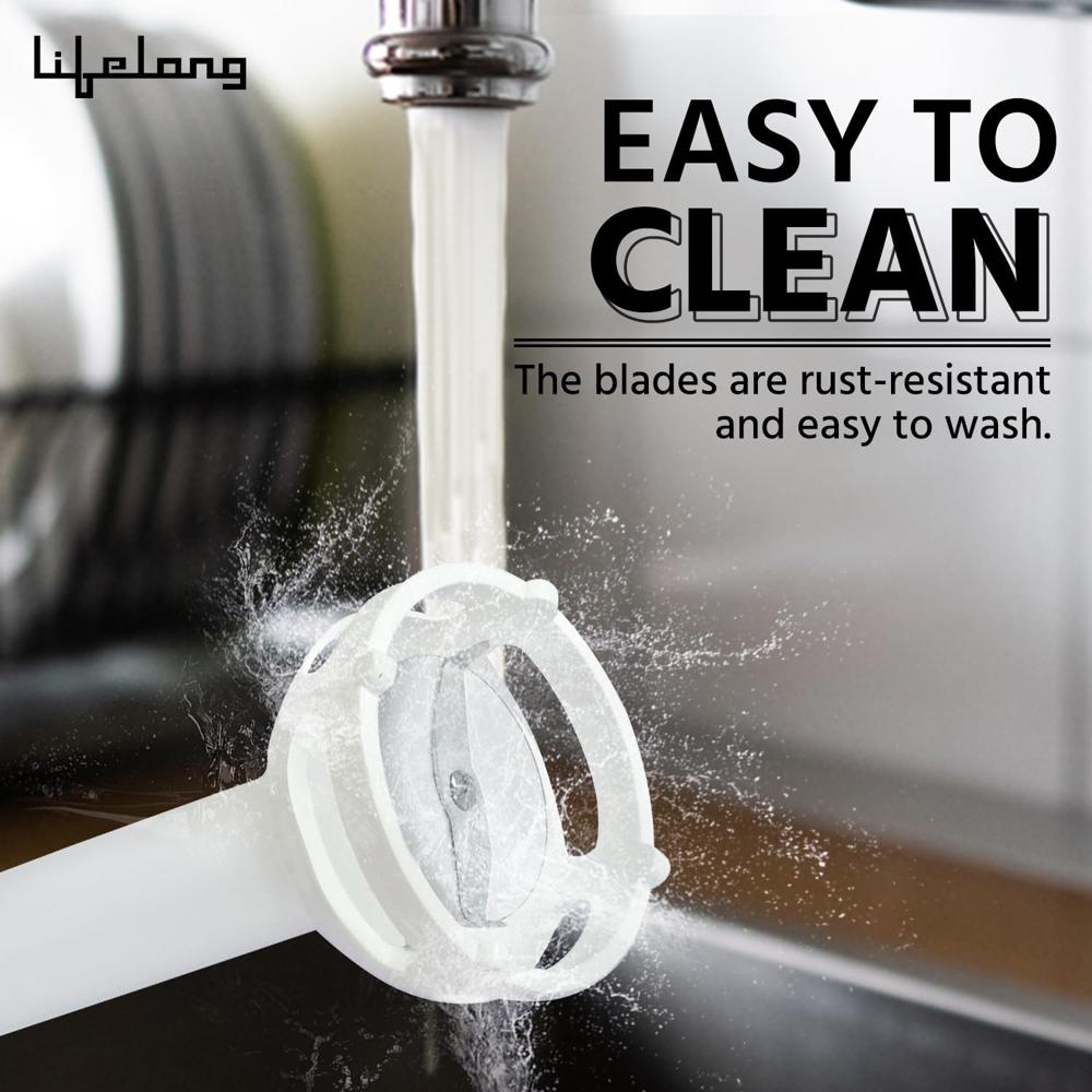 Lifelong Stainless Steel 300 Watts Hand Blender | Low Noise | Anti-Splash (Llhb04,