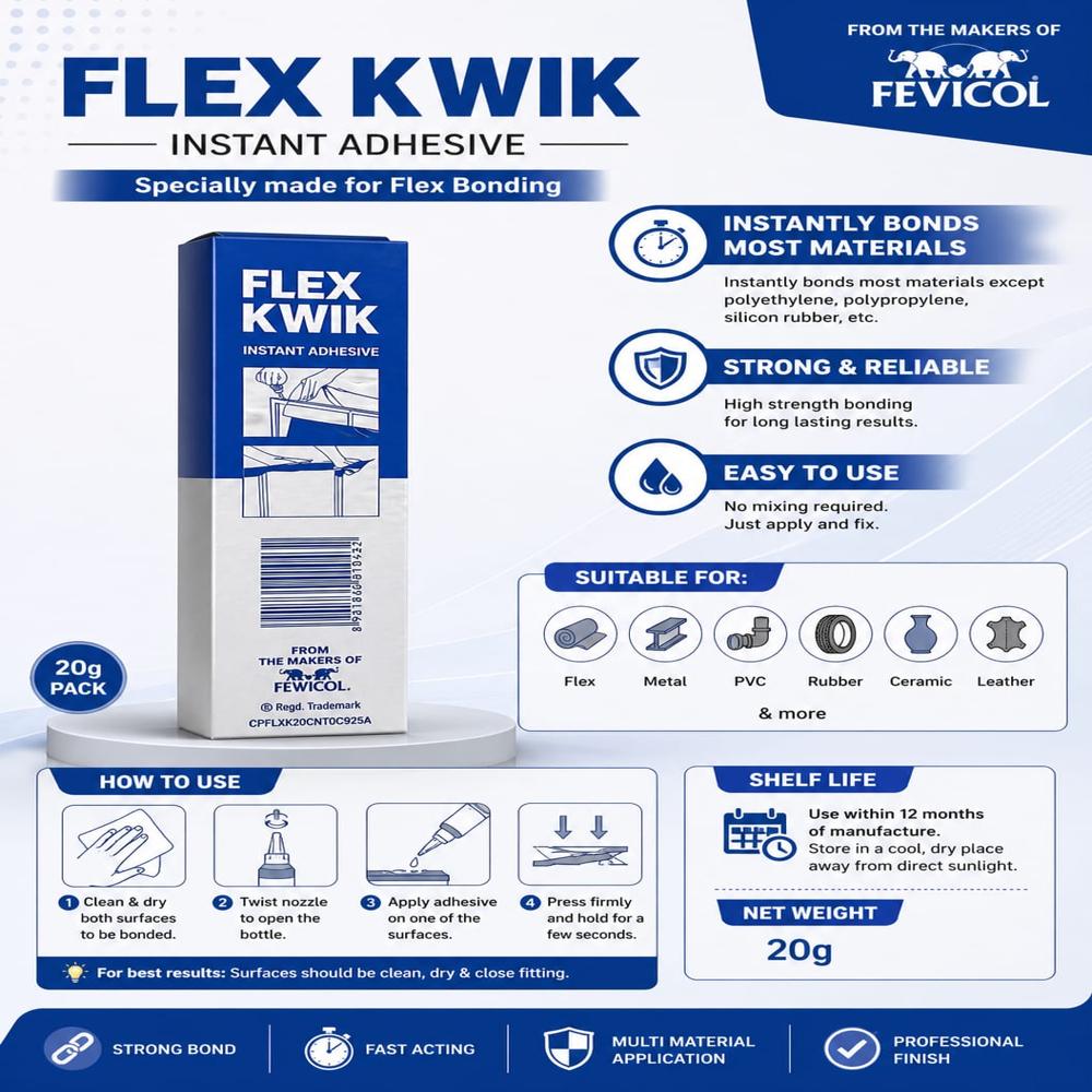 FLEX KWIK INSTANT ADHESIVE 20G 
