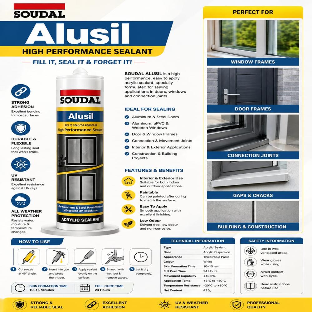 ALUSIL SILICONE HIGH PERFORMANC SEALANT