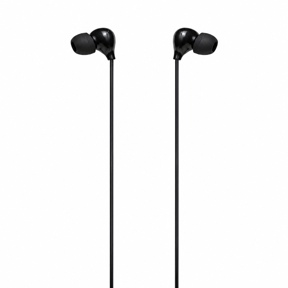 L17 Wired Earphones With Mic - Color: White
