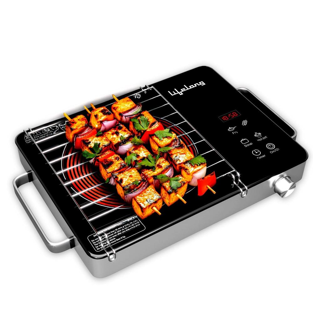 Lifelong 2000 Watt Infrared Induction Stove with Digital Display - Surge Protection, Electric Induction