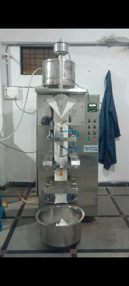 Automatic Pouch Packing Machine - Stainless Steel, 1200x850x2000 mm, Silver | PLC Controlled, Heat Seal, Overload Protection
