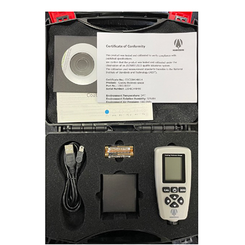 Dft-222 Coating Thickness Gauge - Accuracy: 1-3% Of Reading Or 1-3 M