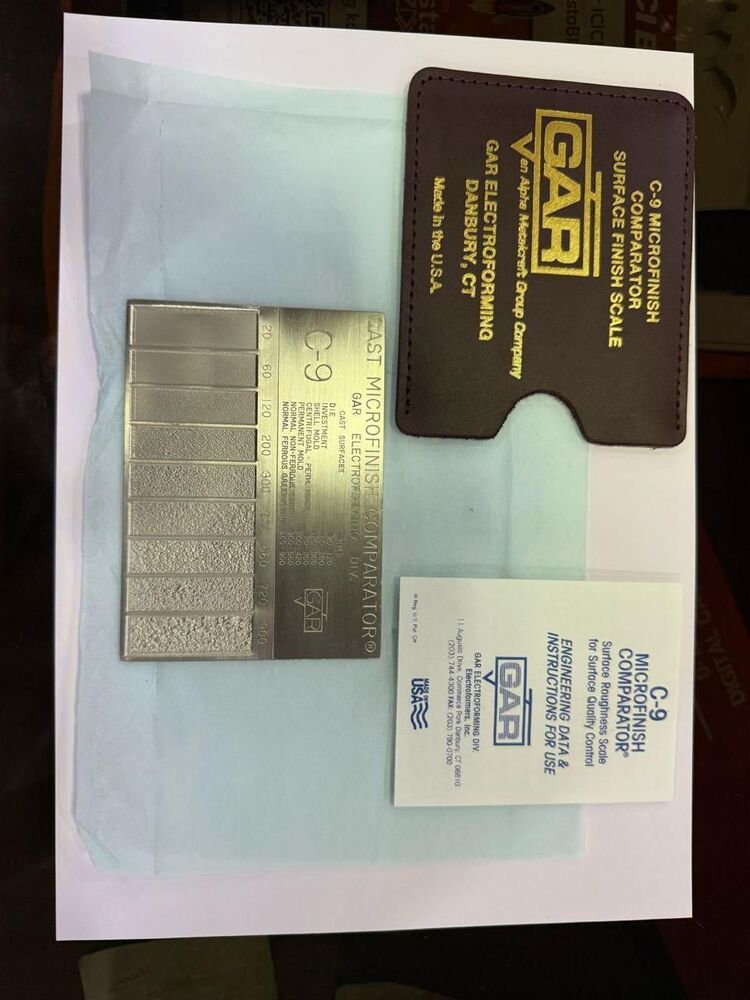 Cast Microfinish Comparator