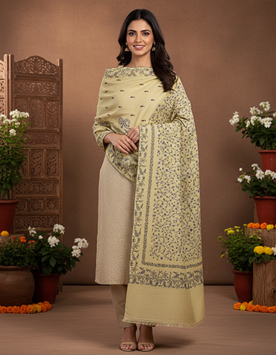 Cashmere Pashmina Embroidered Shawls
