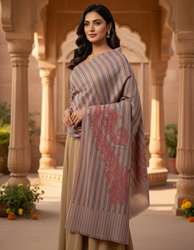 Cashmere Pashmina Embroidered Shawls