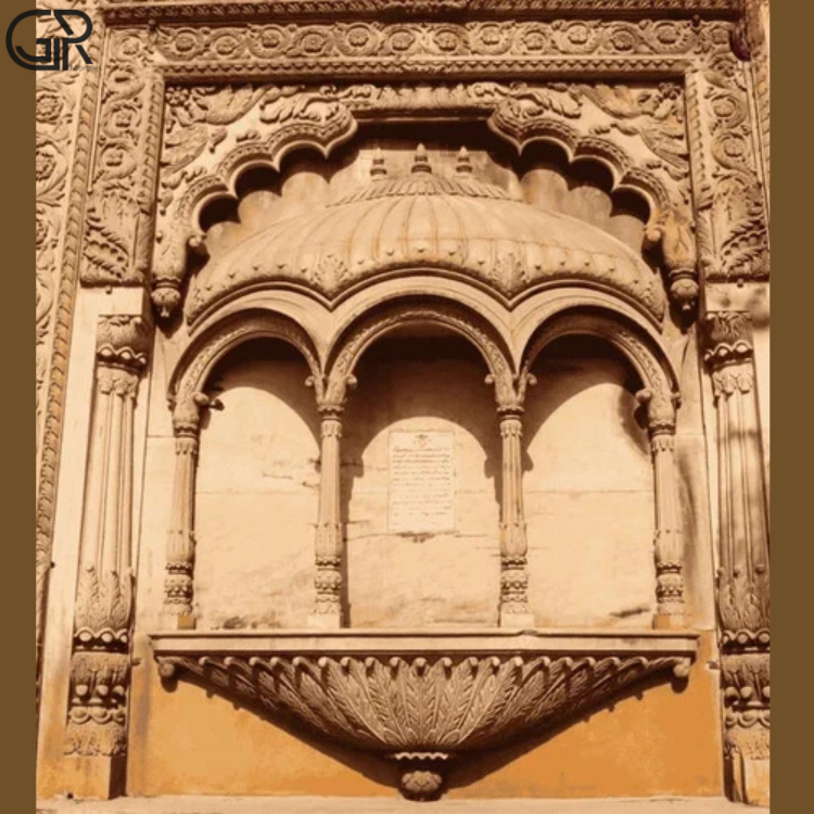 brown Sandstone jharokha