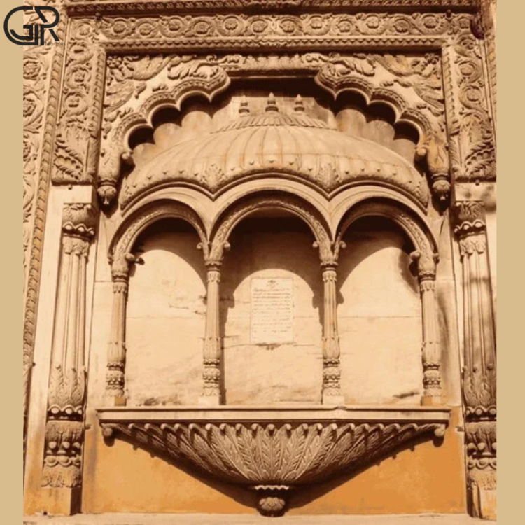brown Sandstone jharokha