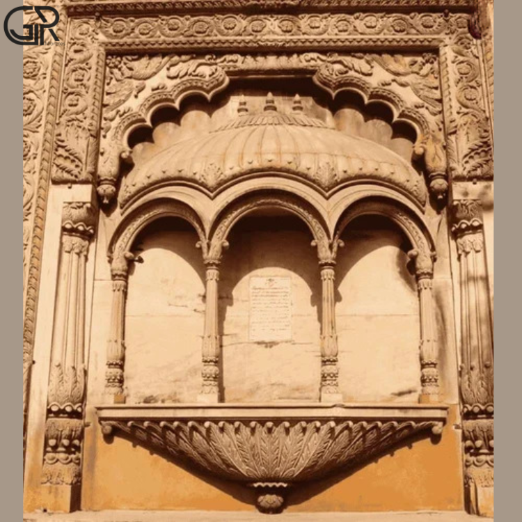 brown Sandstone jharokha