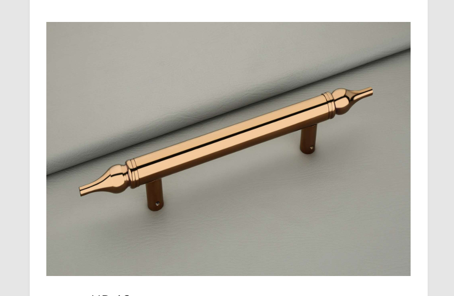 Main Door Handle - Color: Antique Brass/Gold