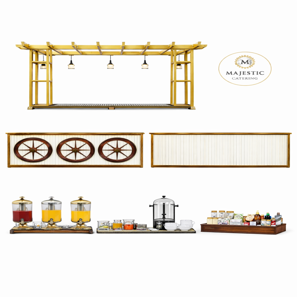 Shahi Dawat Wedding Buffet Catering Counter