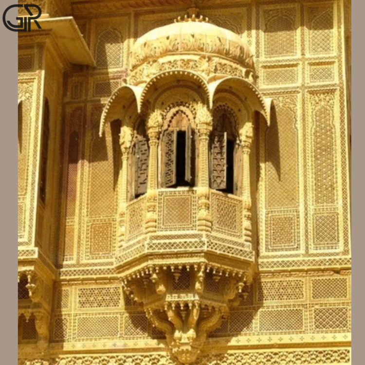 Beige Sandstone Jharokha
