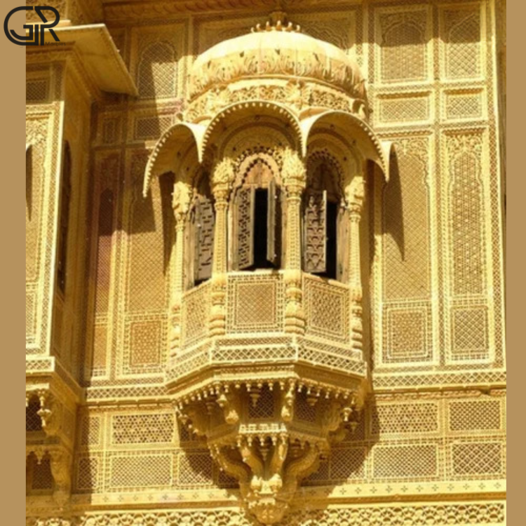 Beige Sandstone Jharokha