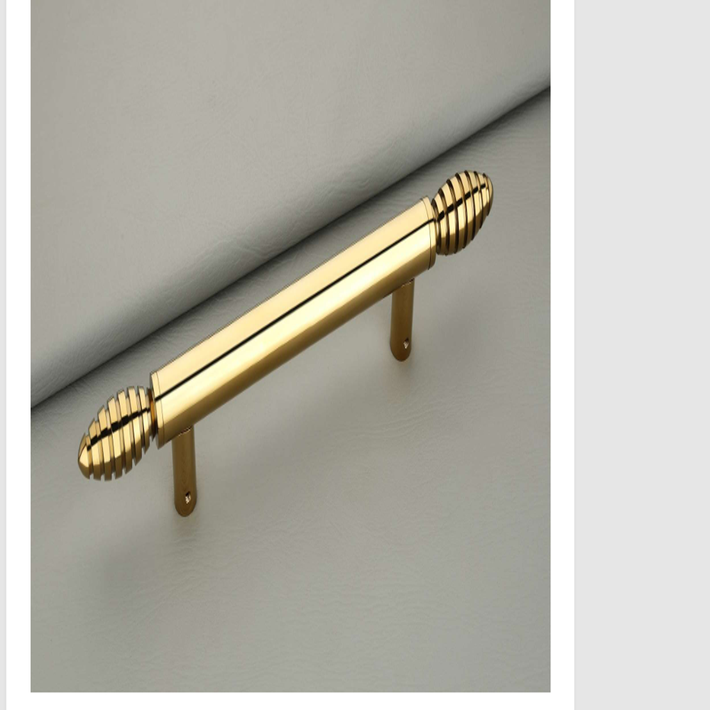 Main Door Handle - Color: Gold/ Antique Finish