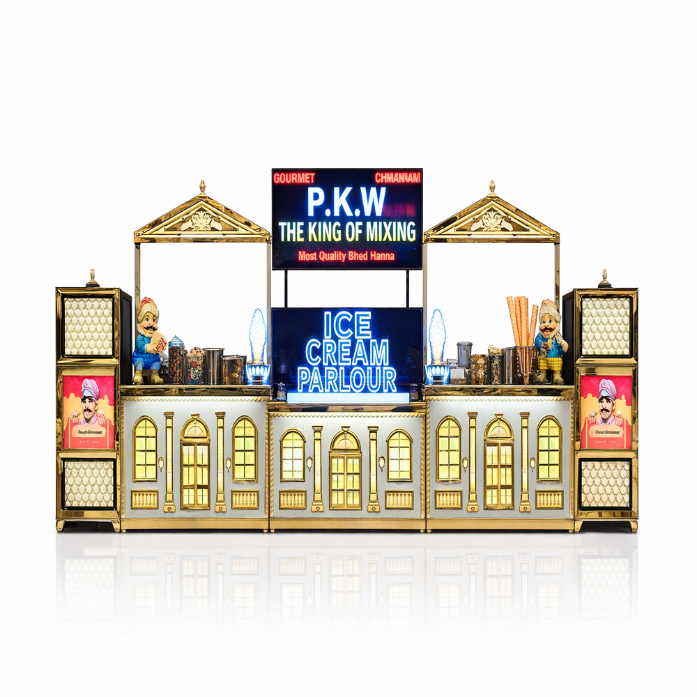 Grand Heritage Feast Showcase Wedding Counter - Capacity: 50 Kg