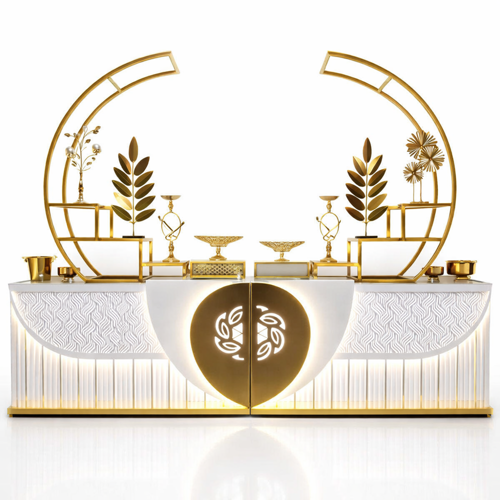 Regal Feast Wedding Catering Buffet Counter