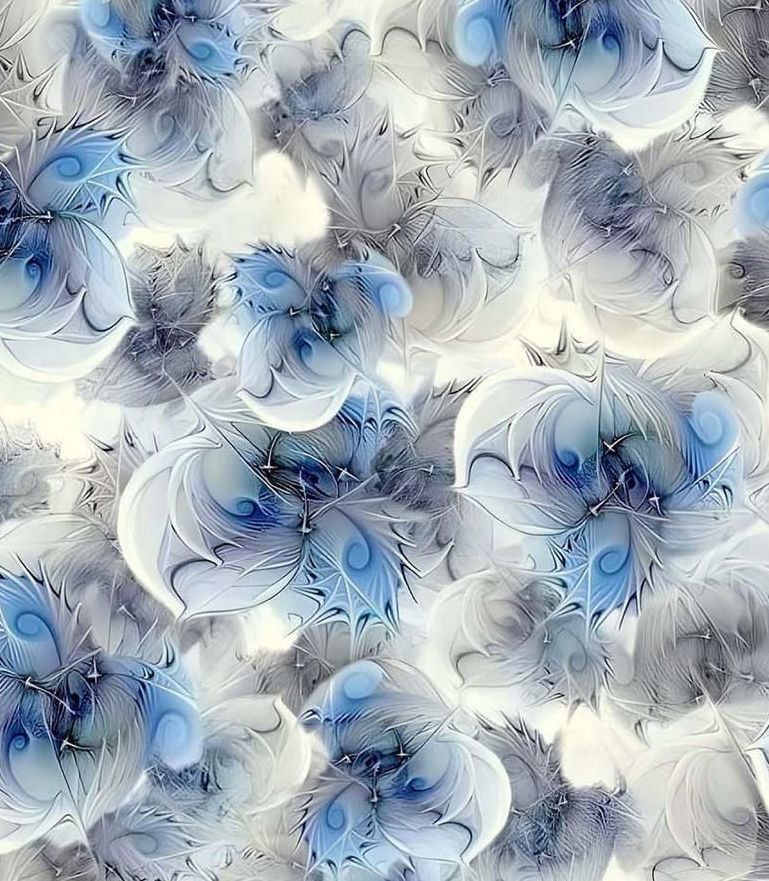Digital Printed Cotton Fabric - Application: Womenswear: Flowy Kimono Wraps
