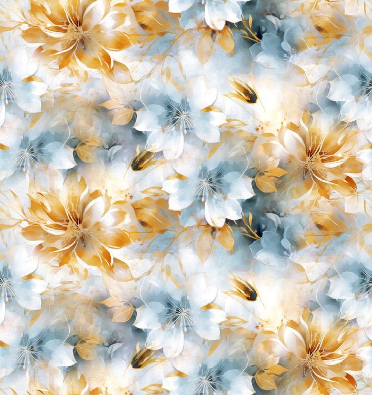 Digital Printed Cotton Fabric - Application: Womenswear: Flowy Kimono Wraps