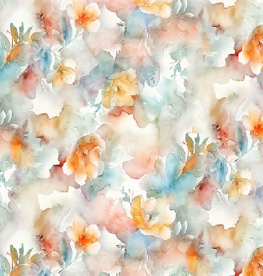 Digital Printed Cotton Fabric - Application: Womenswear: Flowy Kimono Wraps