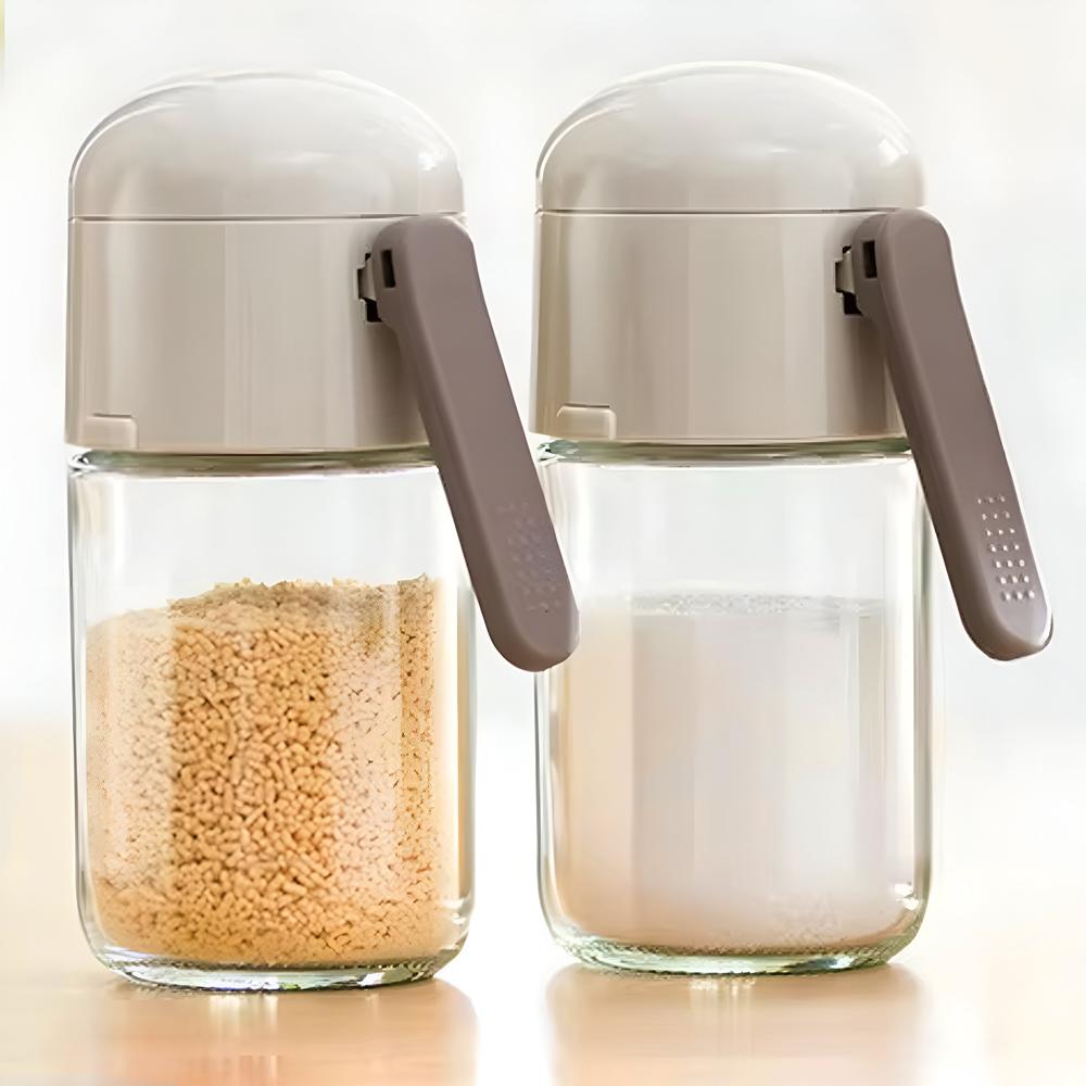 Prime Pick Salt  Pepper Containers Set Of 2 250ml Grey