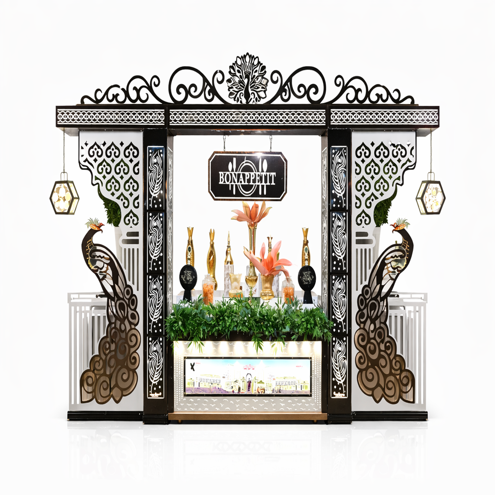 Golden Spoon Wedding Buffet Catering Counter