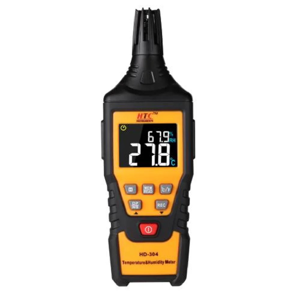 Htc Temperature Humidity Meter With Dew Point,  Hd-304