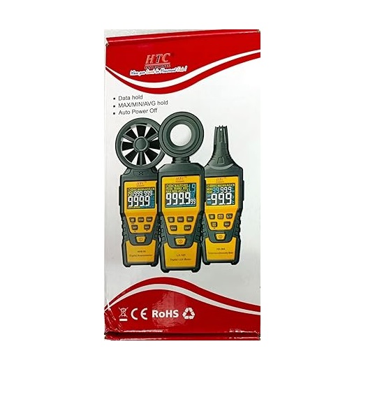 HTC Temperature Humidity Meter With Dew Point,  HD-304