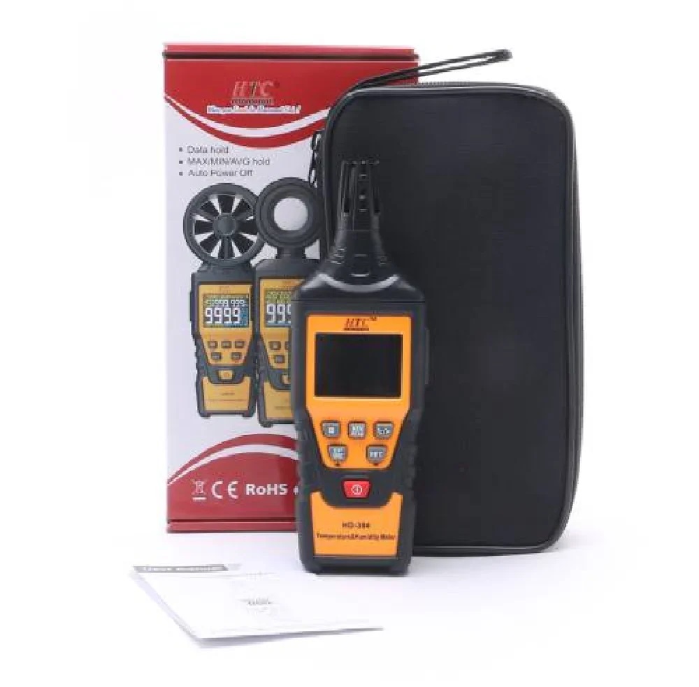 HTC Temperature Humidity Meter With Dew Point,  HD-304