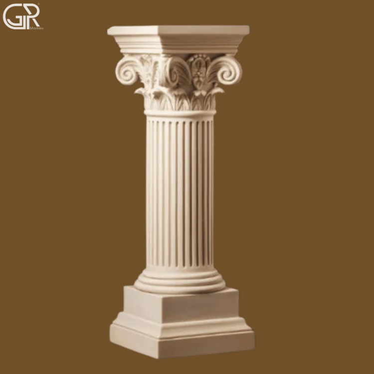 Brown Sandstone Pedestal