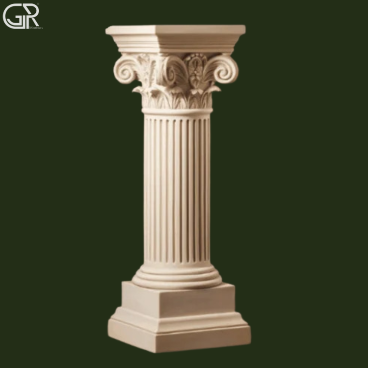 Brown Sandstone Pedestal