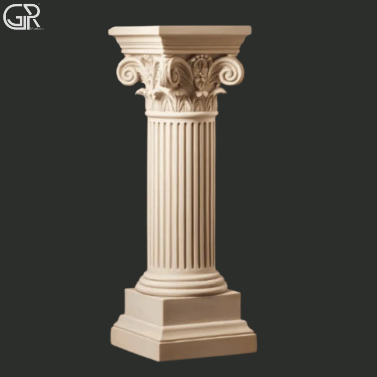 Brown Sandstone Pedestal