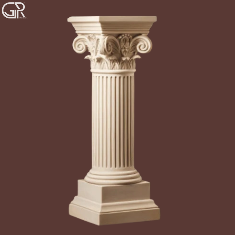 Brown Sandstone Pedestal