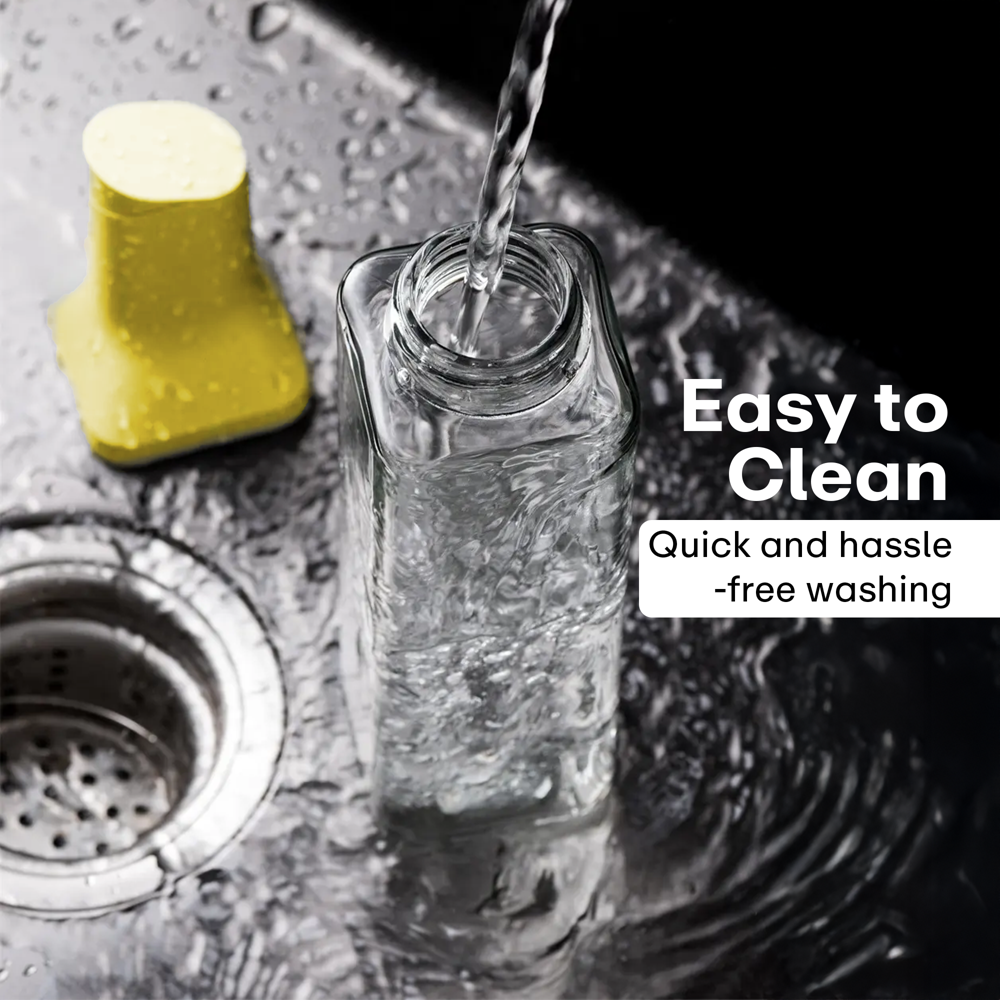 Prime Pick Oil Dispenser Gray+ Yellow 500Ml Set Of 2
