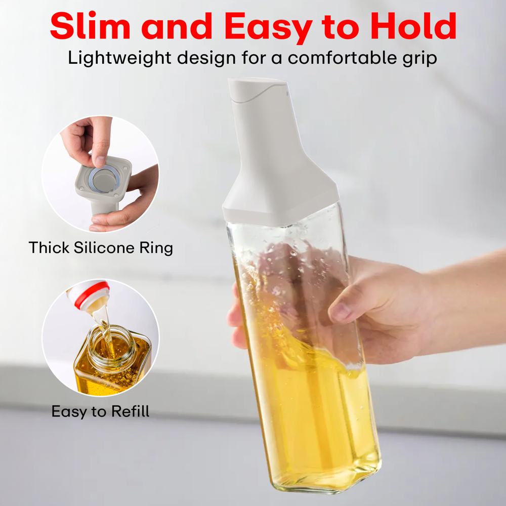 Prime Pick Oil Dispenser Gray+ Yellow 500Ml Set Of 2
