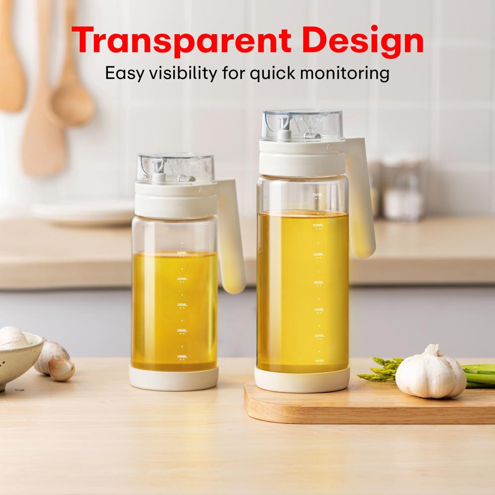 Prime Pick 700ml Oil Bottle  Auto Open Lid