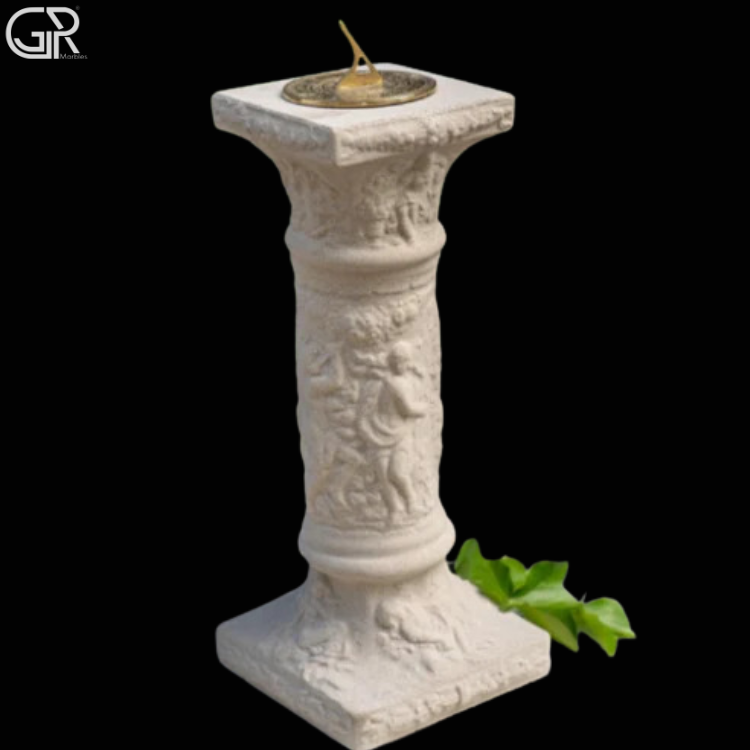 Carved Sandstone pedestal