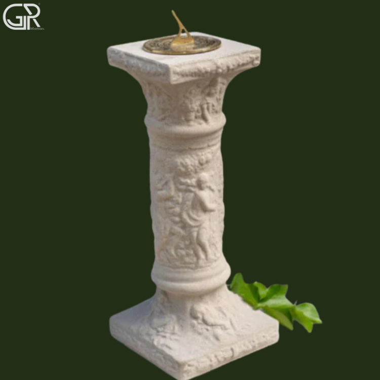 Carved Sandstone pedestal
