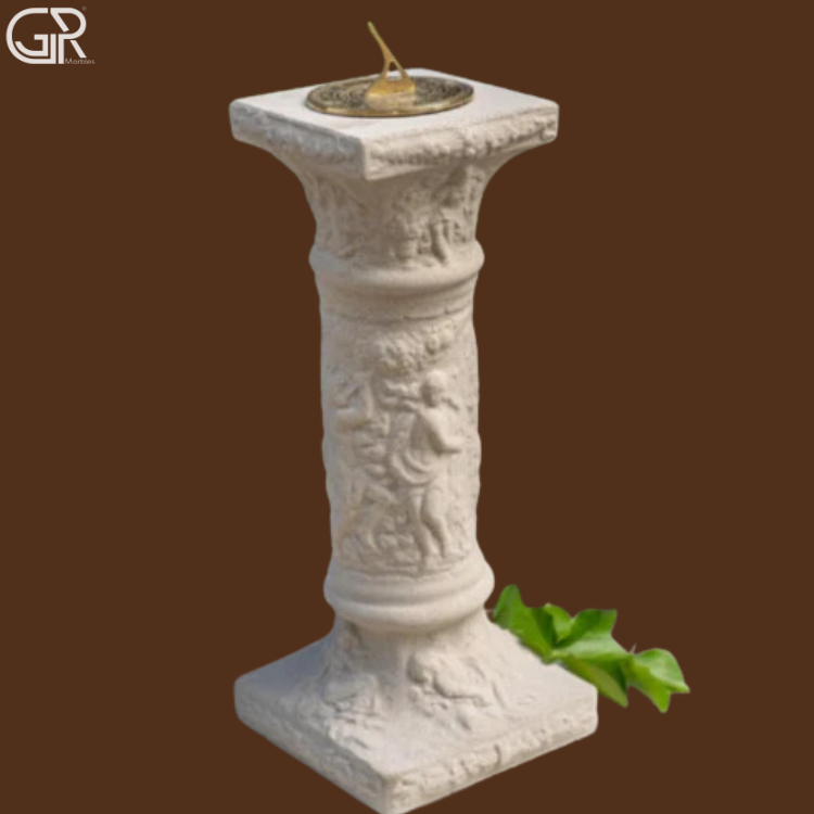Carved Sandstone pedestal