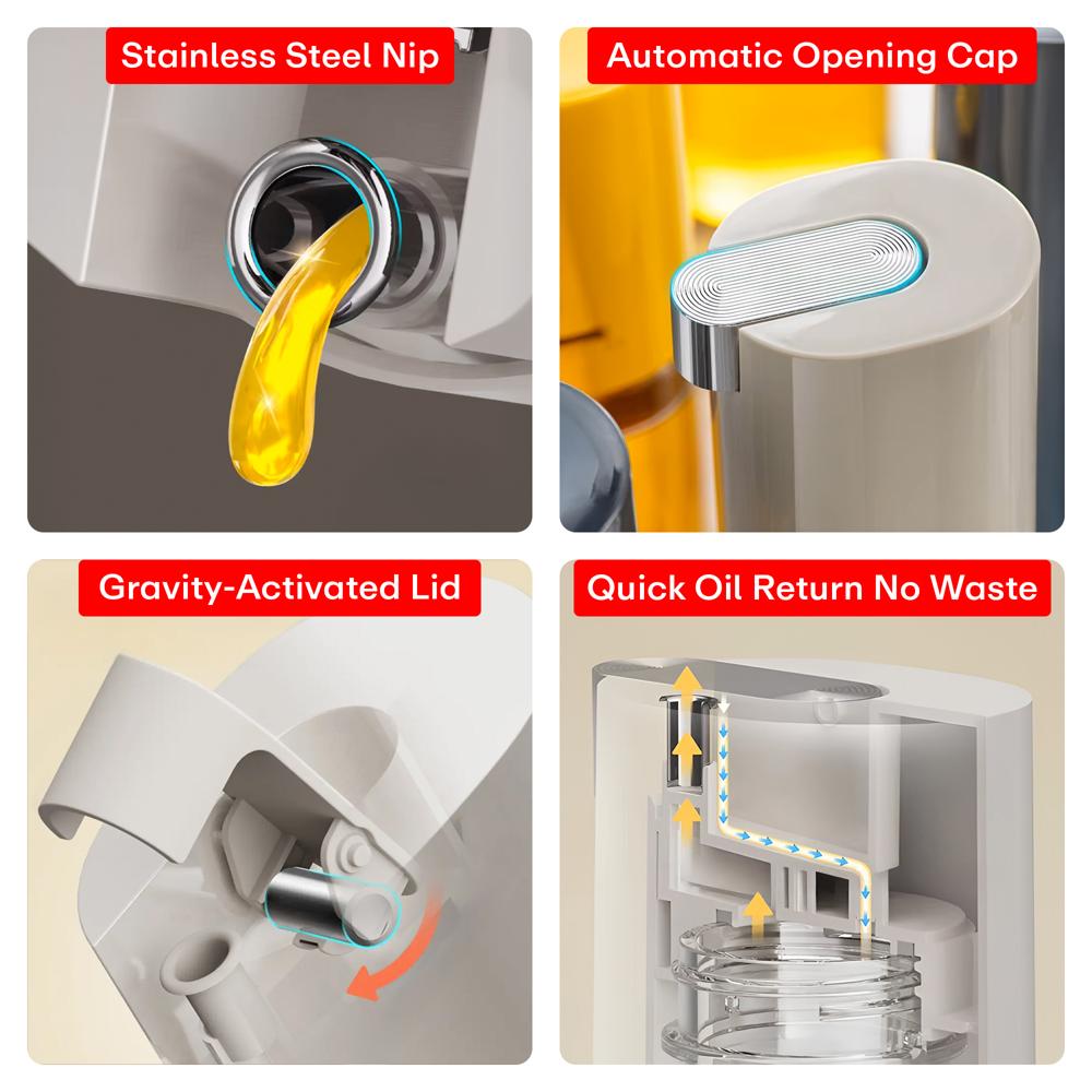 Prime Pick Oil Dispenser  500ml Gray