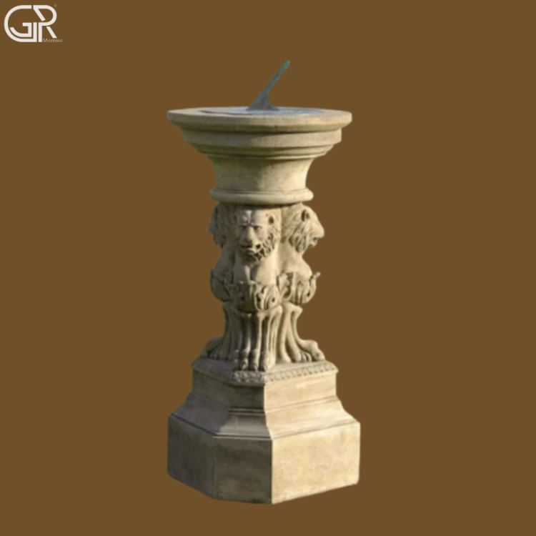 Sandstone Carved Pedestal