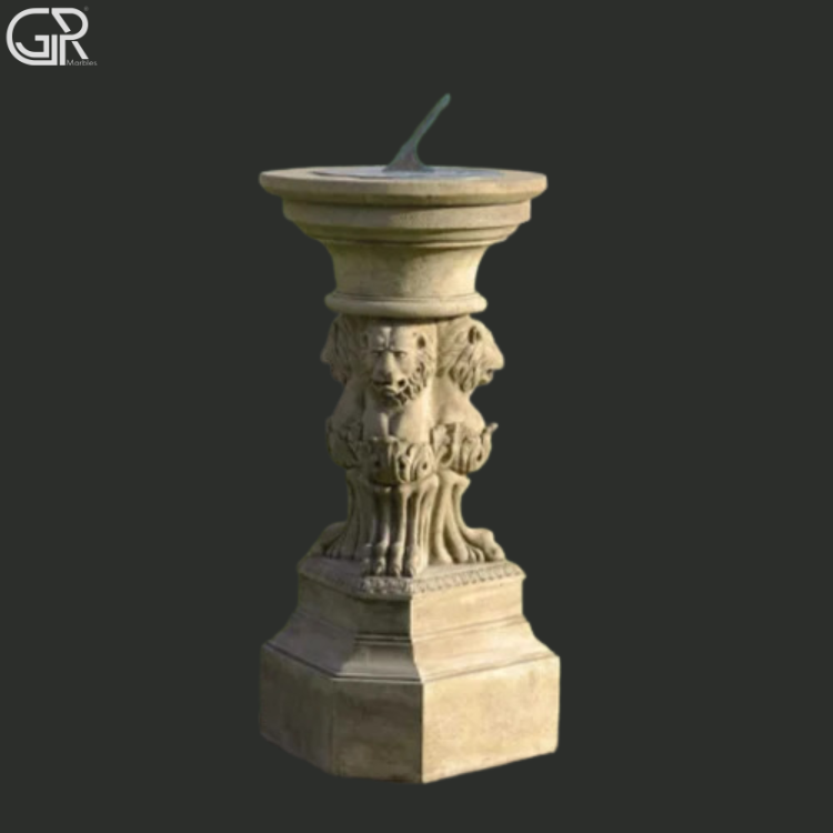 Sandstone Carved Pedestal
