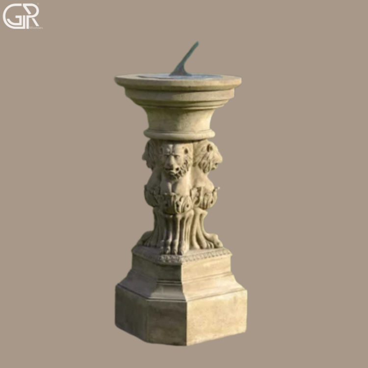 Sandstone Carved Pedestal
