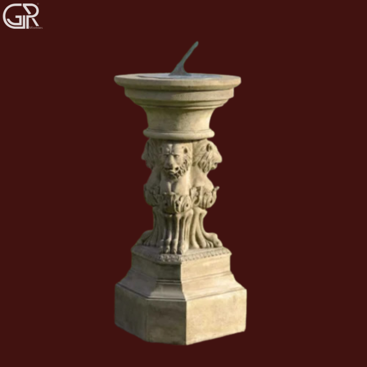 Sandstone Carved Pedestal