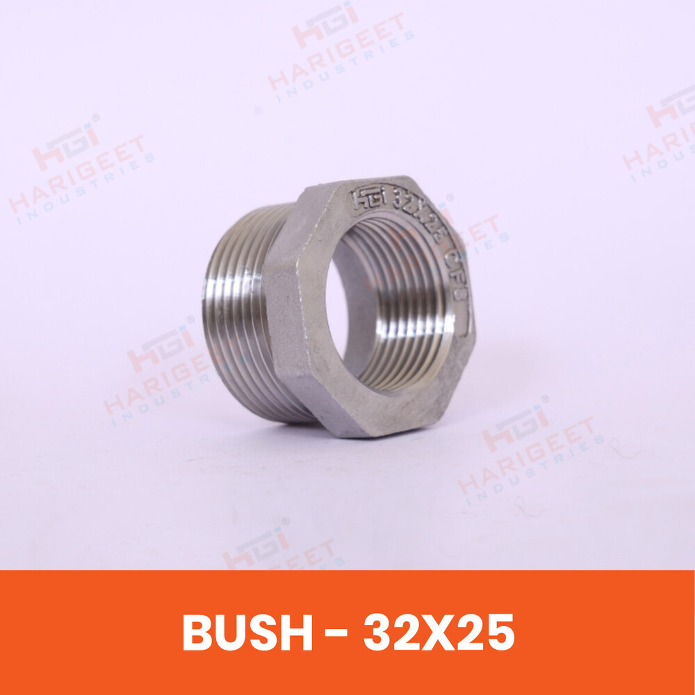 Ss Hex Bush - Finish: Smooth
