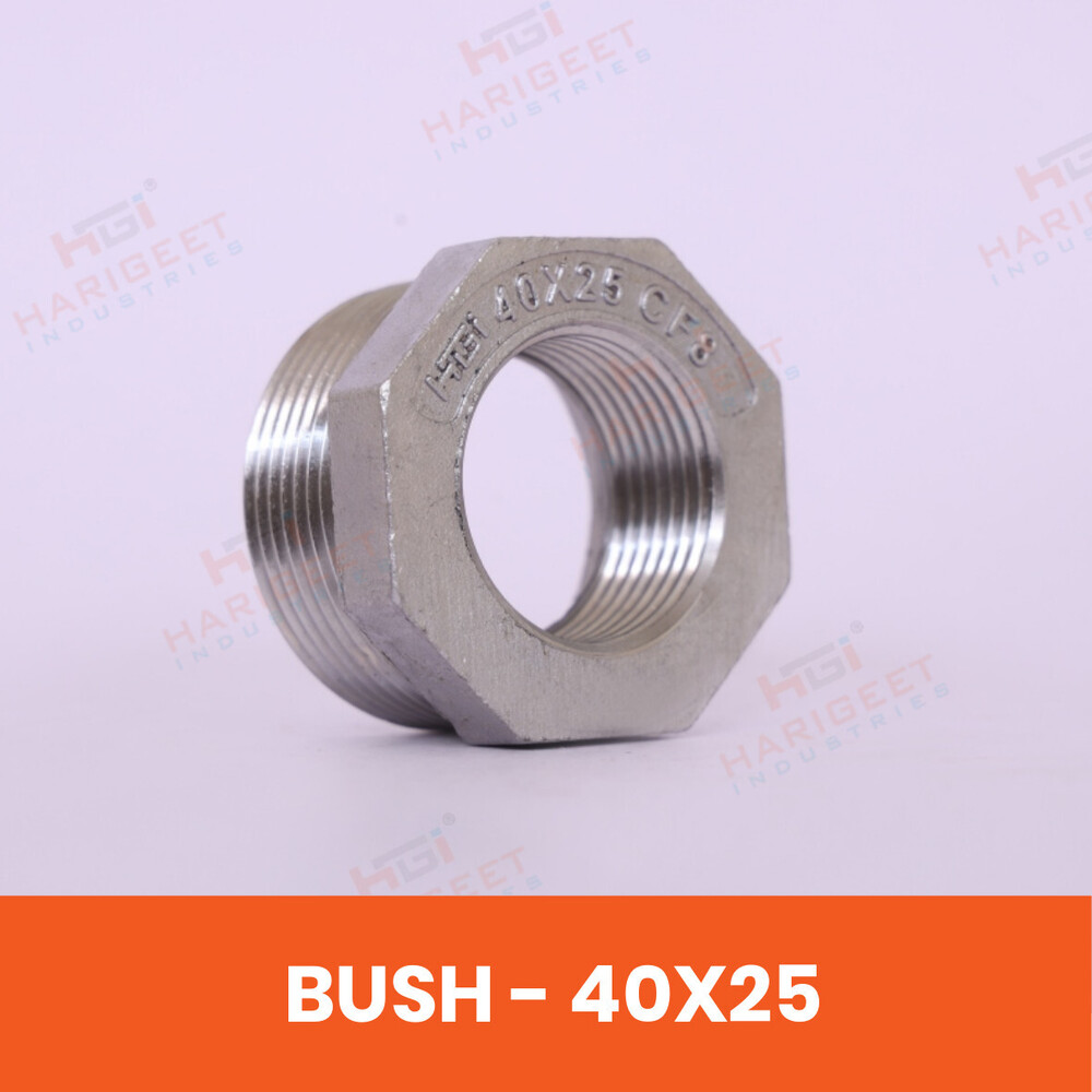 Stainless Steel Hex Bush - Finish: Polished