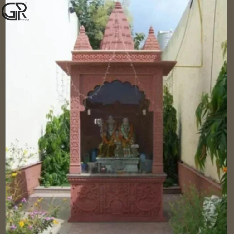 carved sandstone chhatri
