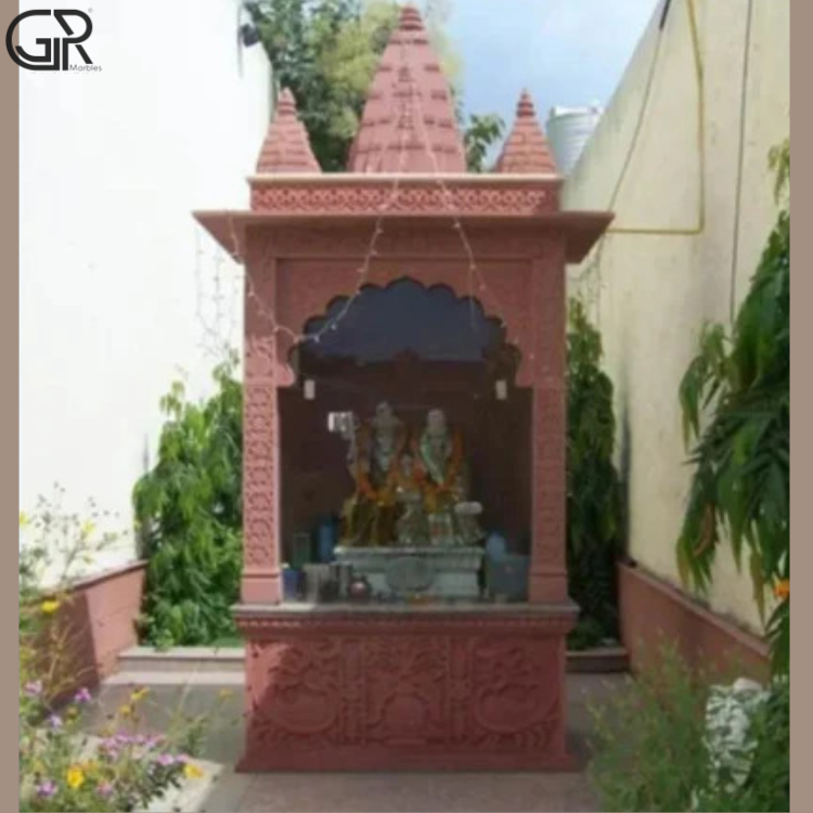 carved sandstone chhatri