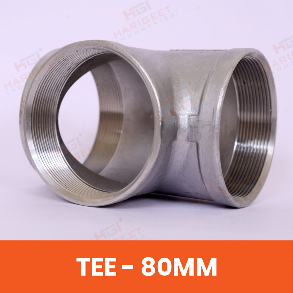 Stainless Steel Tee - Bend Radius: Standard