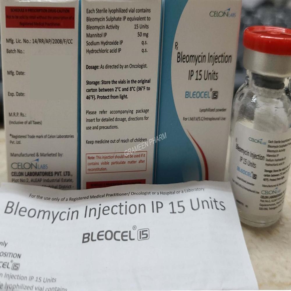 Bleomycin 15 Iu Injection - Origin: Made In India